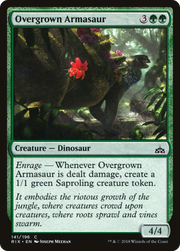 Overgrown Armasaur (RIX) 141 - WZRD TCG