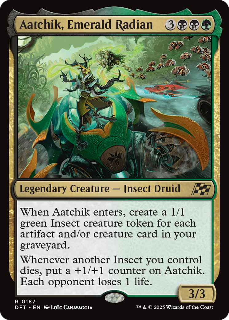 Aatchik, Emerald Radian (DFT) 187 - WZRD TCG