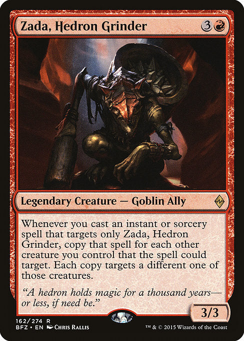 Zada, Hedron Grinder front