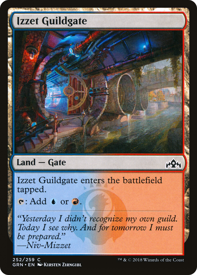 Izzet Guildgate (GRN) 252 - WZRD TCG