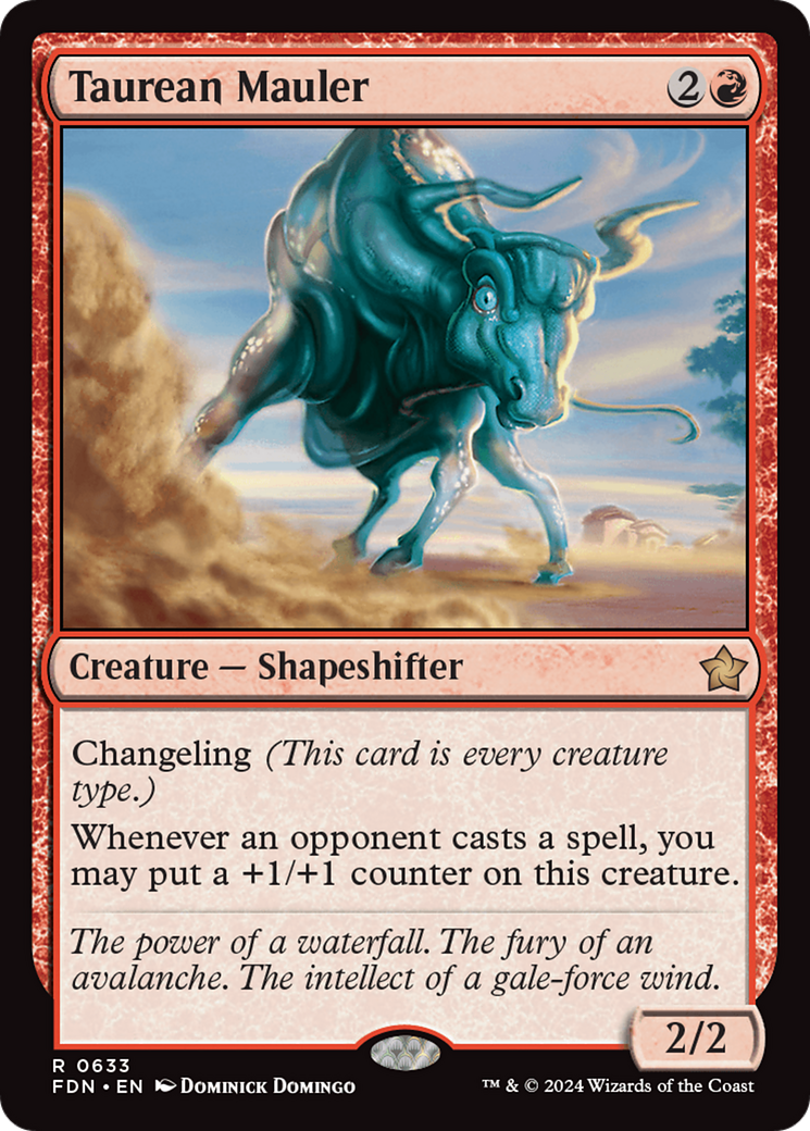 Taurean Mauler (FDN) 633 - WZRD TCG