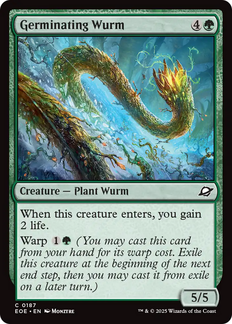 Germinating Wurm (EOE) 187 - WZRD TCG