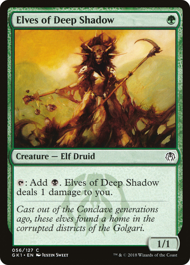 Elves of Deep Shadow (GK1) 56 - WZRD TCG