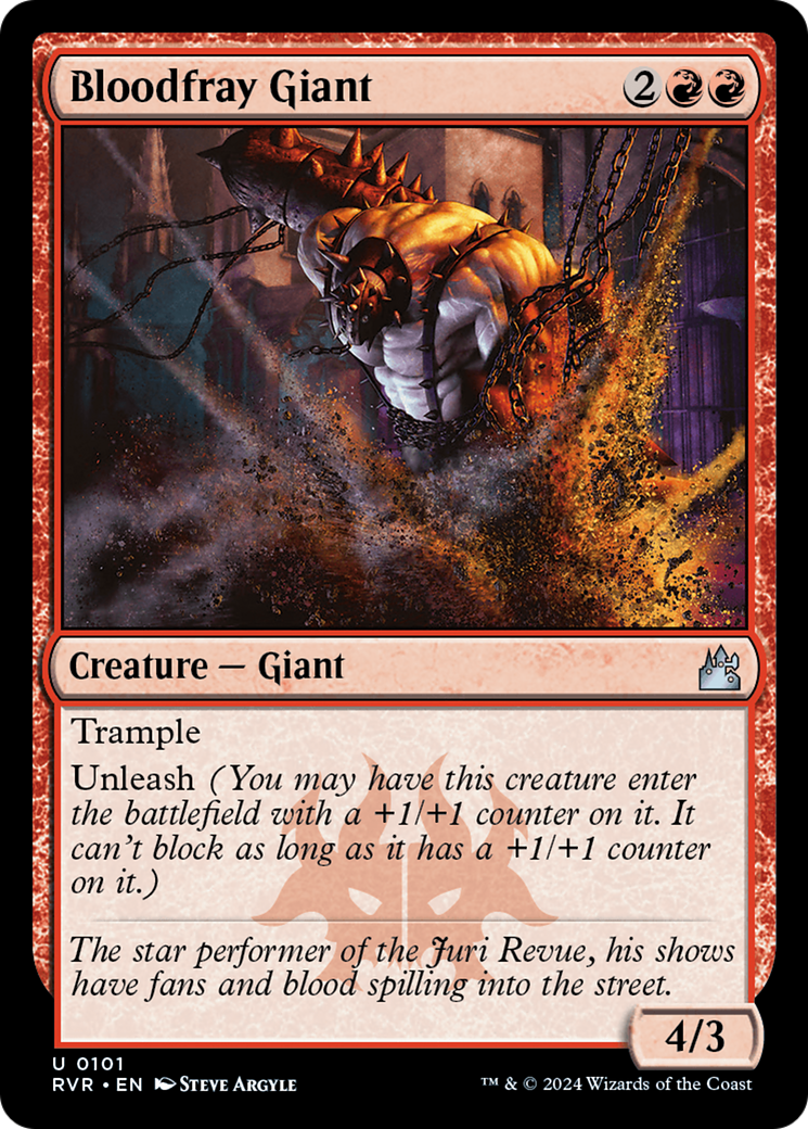 Bloodfray Giant (RVR) 101 - WZRD TCG