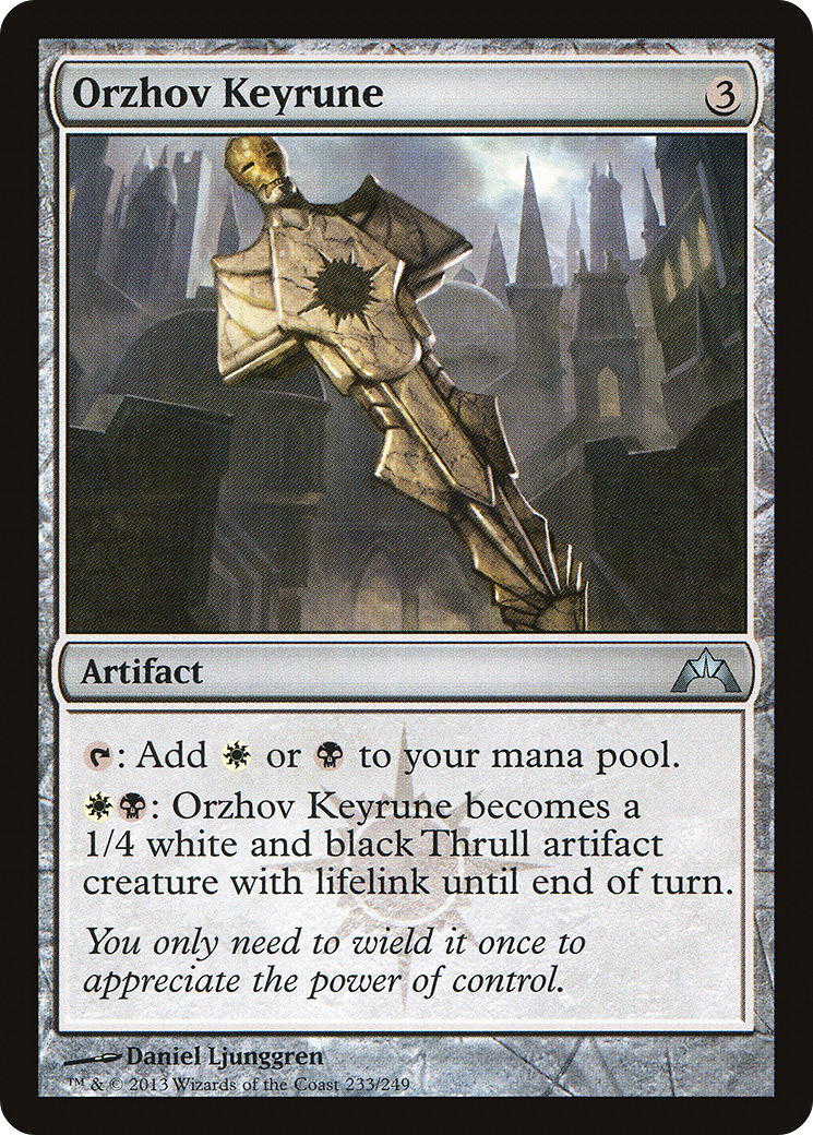Orzhov Keyrune (GTC) 233 - WZRD TCG