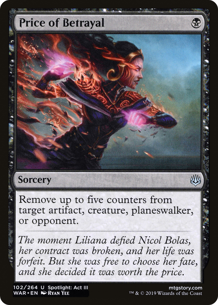 Price of Betrayal (WAR) 102 - WZRD TCG