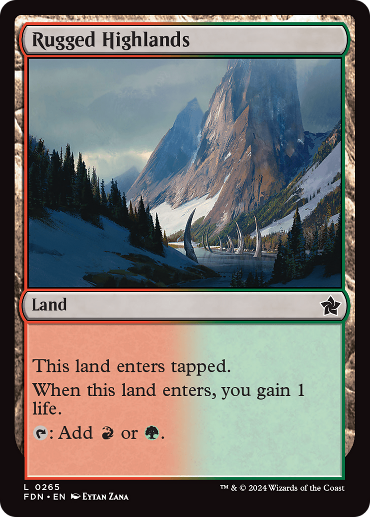 Rugged Highlands (FDN) 265 - WZRD TCG