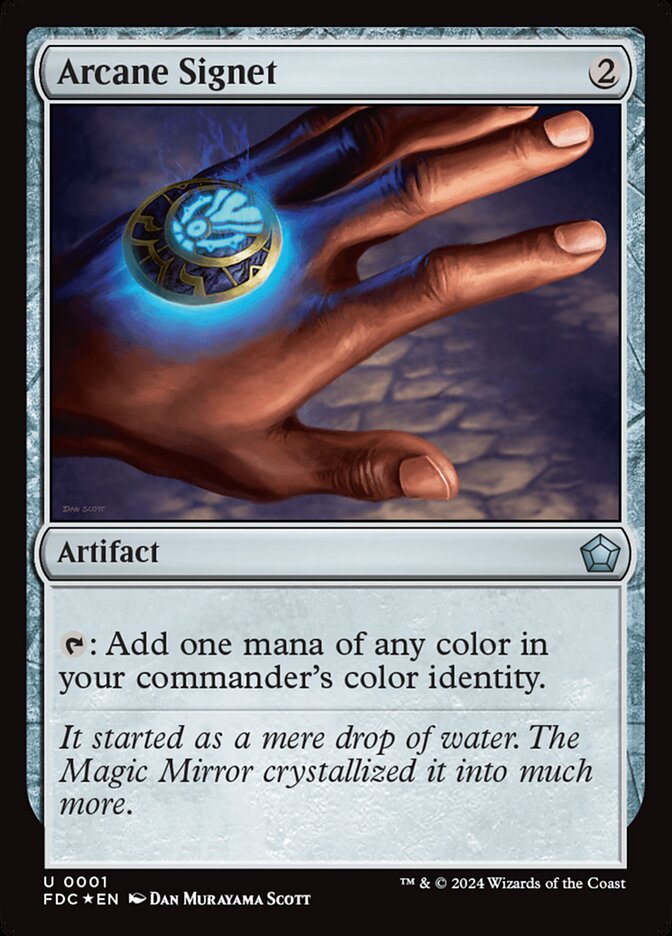 Arcane Signet (Foundations Commander) [#001]