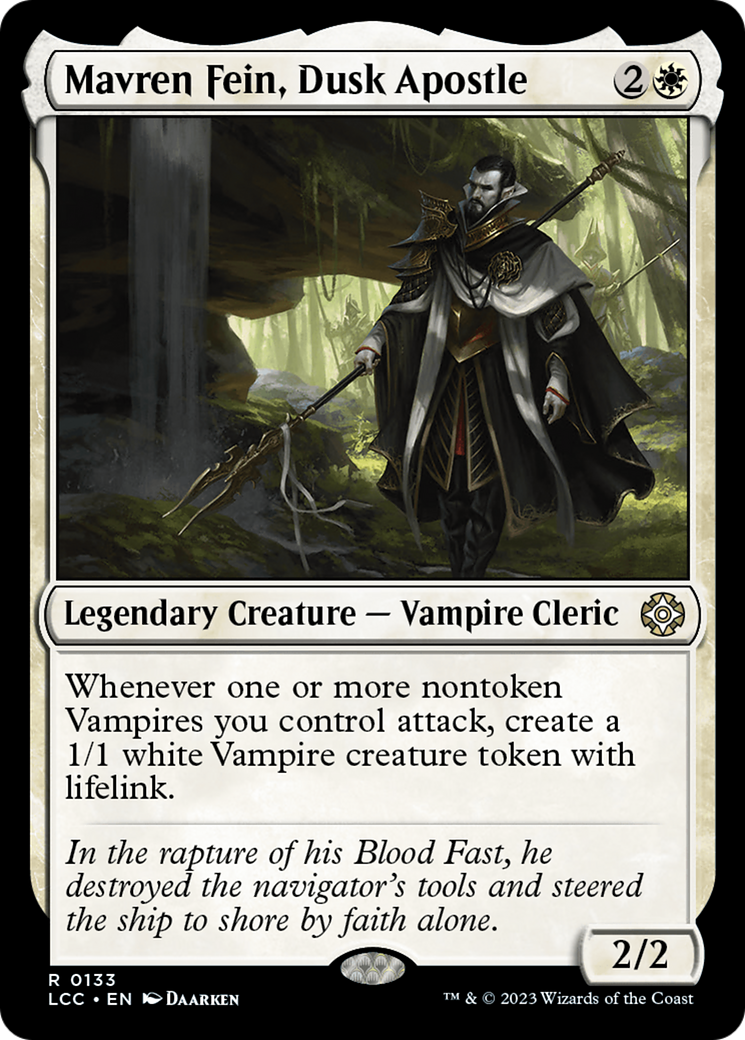 Mavren Fein, Dusk Apostle (LCC) 133 - WZRD TCG