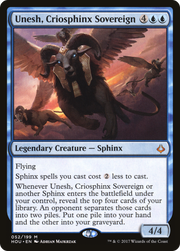 Unesh, Criosphinx Sovereign (HOU) 52