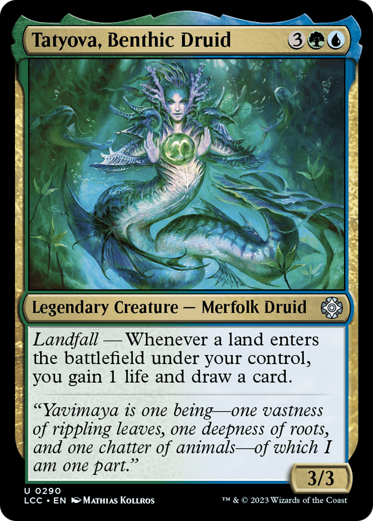 Tatyova, Benthic Druid (LCC) 290 - WZRD TCG