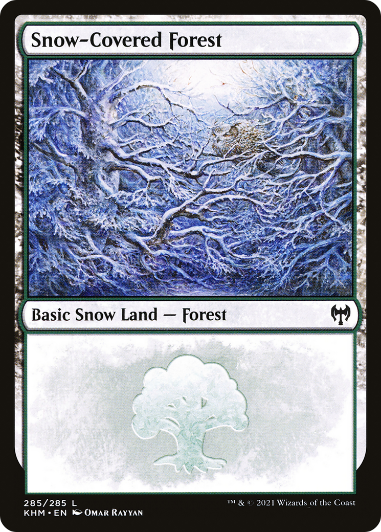 Snow-Covered Forest (KHM) 285 - WZRD TCG