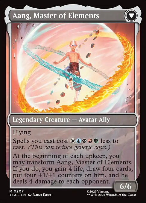 Avatar Aang // Aang, Master of Elements (Back)