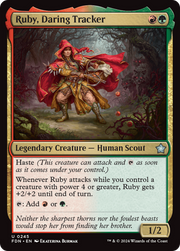 Ruby, Daring Tracker (FDN) 245 - WZRD TCG