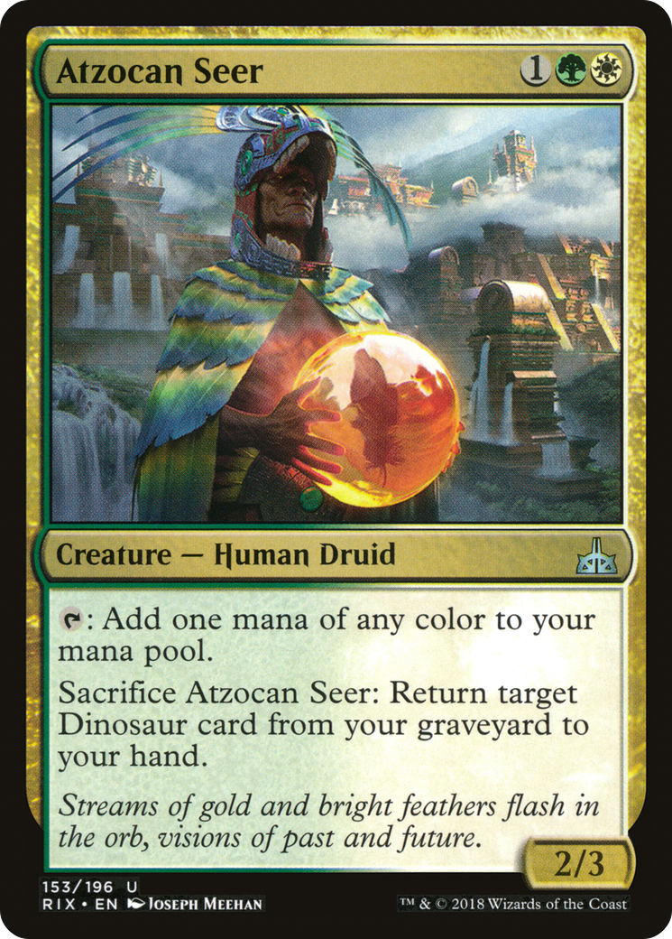 Atzocan Seer (RIX) 153 - WZRD TCG