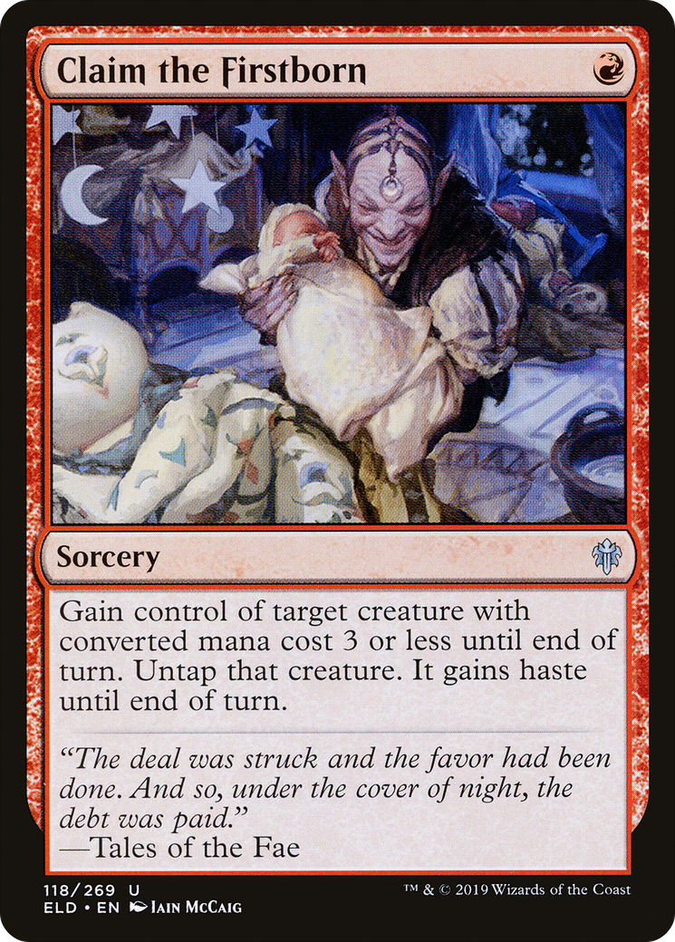 Claim the Firstborn (ELD) 118 - WZRD TCG