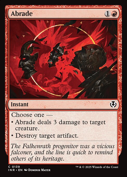 Abrade front