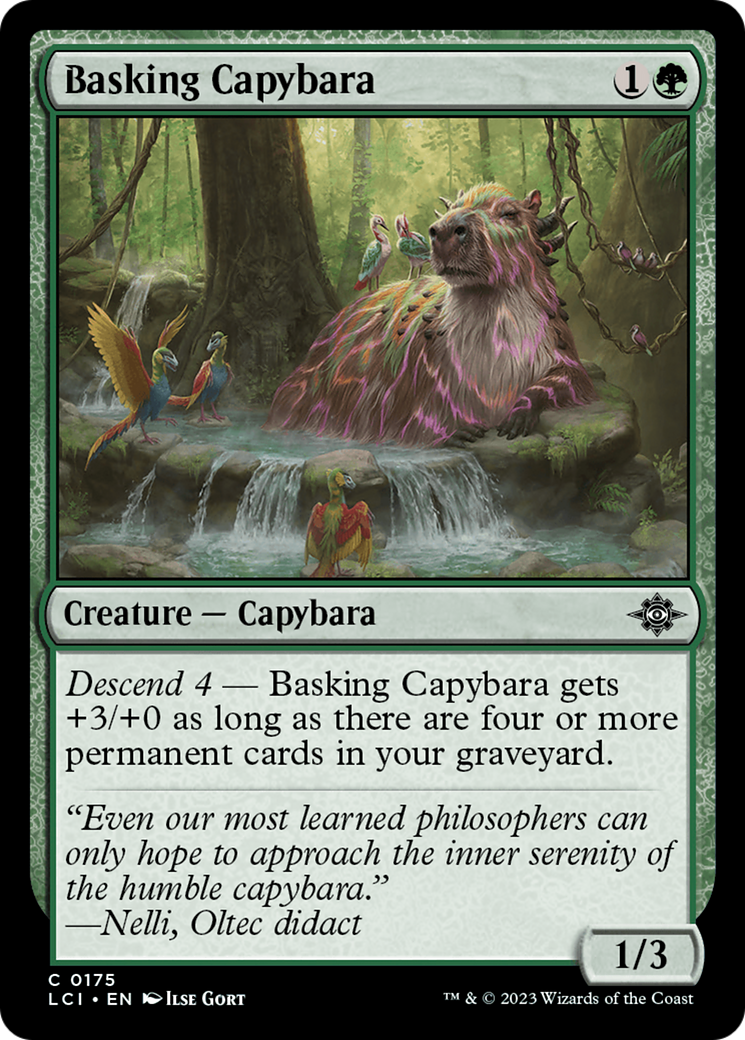 Basking Capybara (LCI) 175