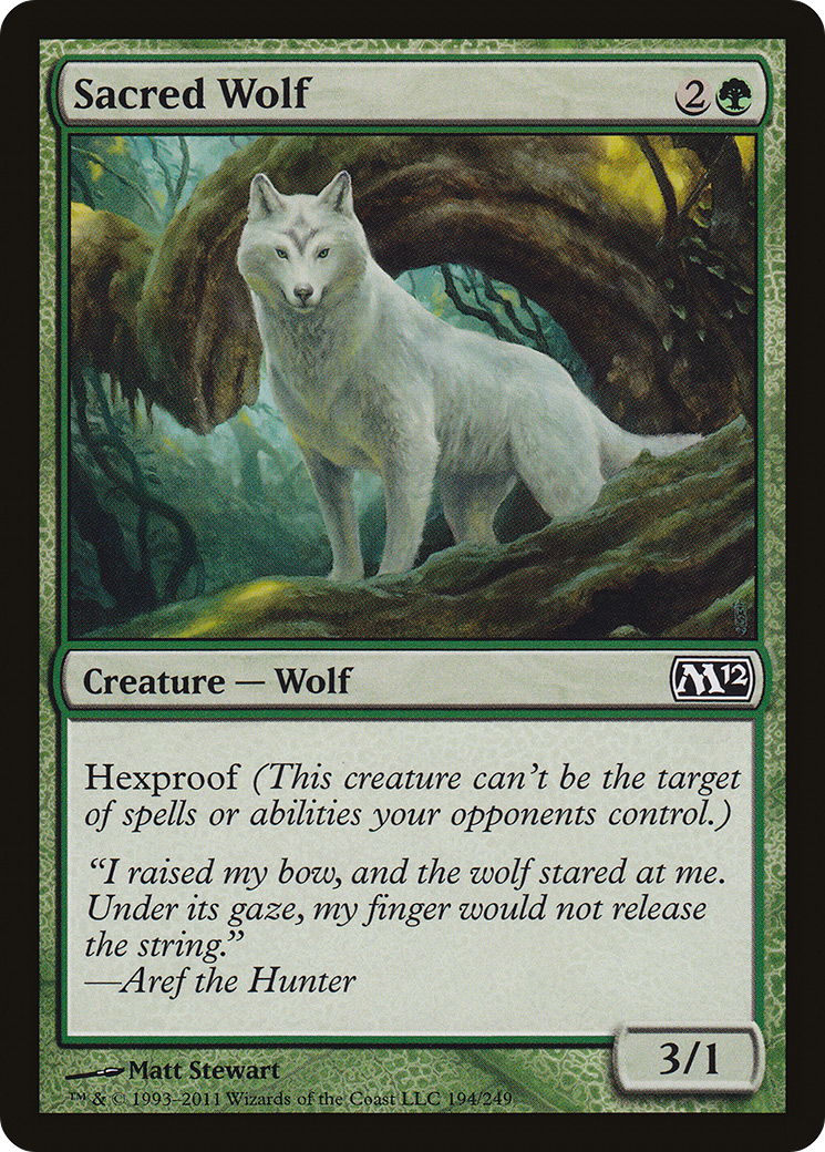 Sacred Wolf (M12) 194 - WZRD TCG