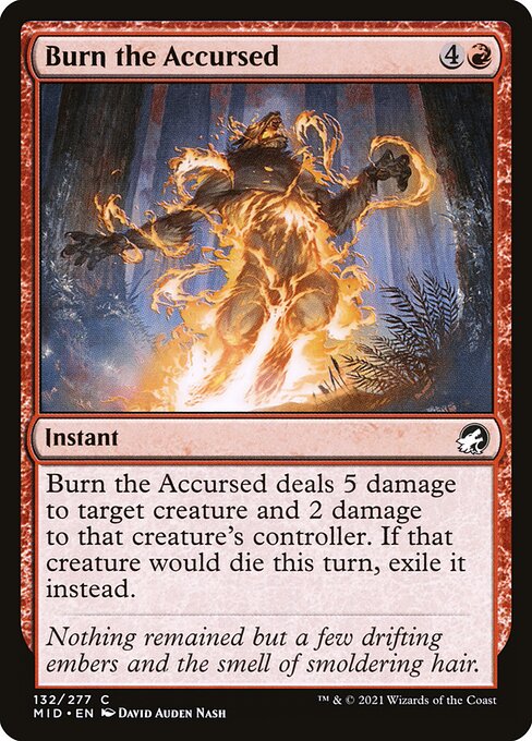 Burn the Accursed front