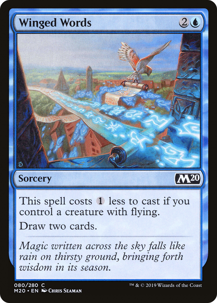 Winged Words (M20) 80 - WZRD TCG