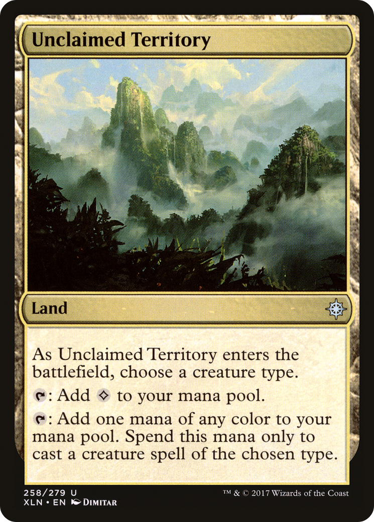 Unclaimed Territory (XLN) 258