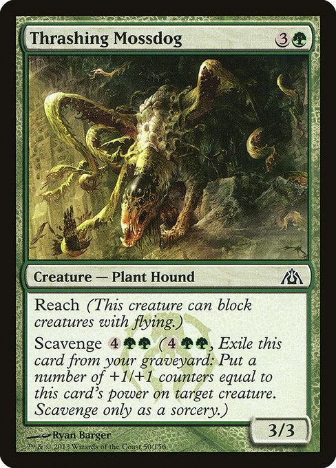 Thrashing Mossdog front