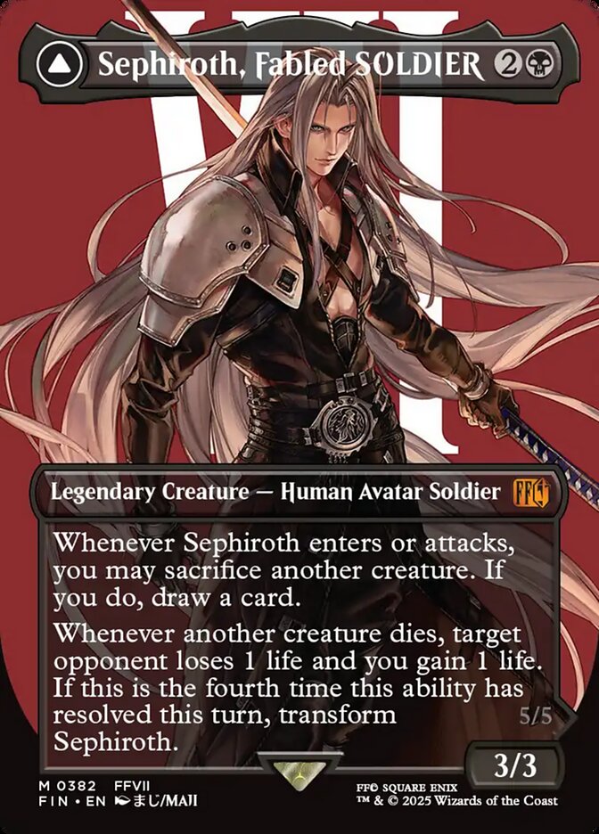 Sephiroth, Fabled SOLDIER (DFC) (FIN) 382