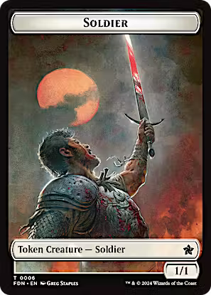Rabbit // Soldier Token (TFDN) 5 - WZRD TCG
