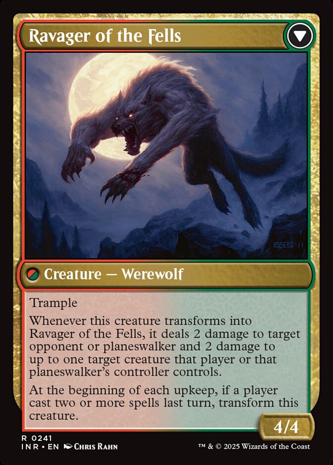 Huntmaster of the Fells // Ravager of the Fells (DFC) (INR) 241 - WZRD TCG