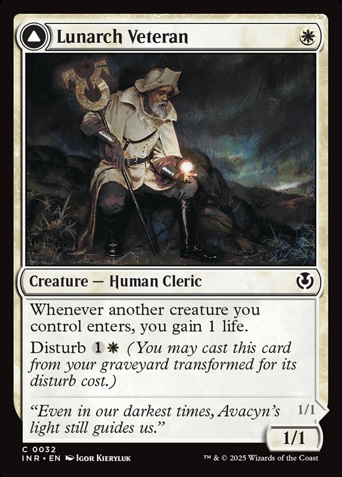 Lunarch Veteran // Luminous Phantom (DFC) (INR) 32 - WZRD TCG