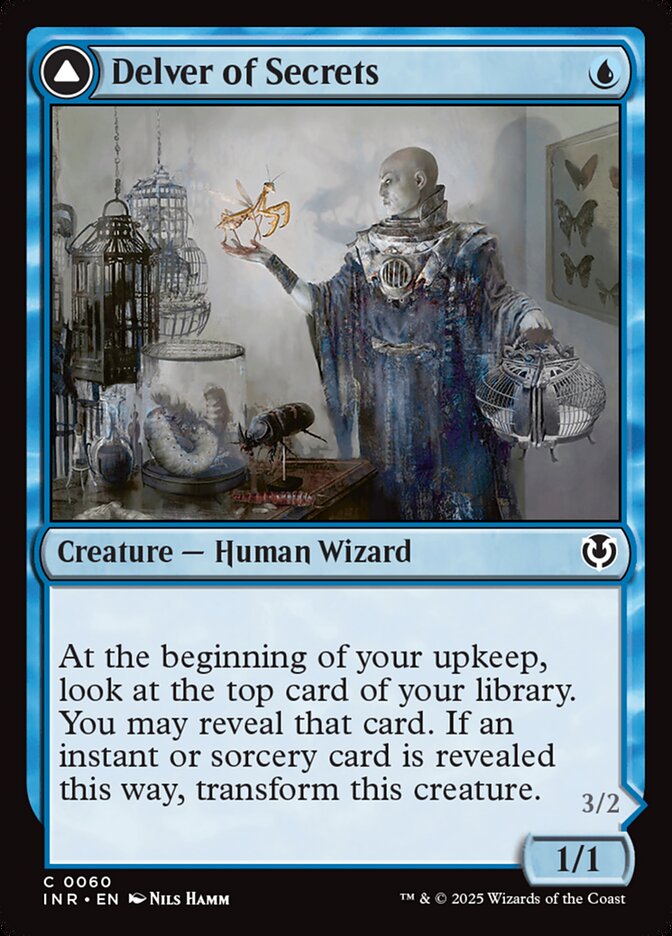 Delver of Secrets // Insectile Aberration (DFC) (INR) 60 - WZRD TCG