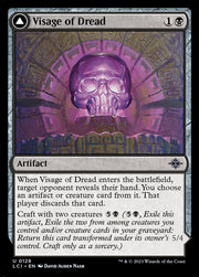 Visage of Dread // Dread Osseosaur (DFC) (LCI) 129 - WZRD TCG
