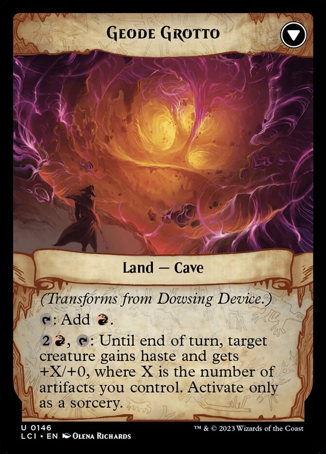 Dowsing Device // Geode Grotto (DFC) (LCI) 146 - WZRD TCG