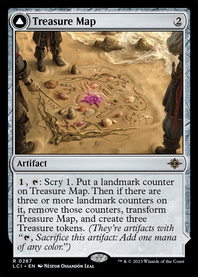 Treasure Map (DFC) (LCI) 267 - WZRD TCG