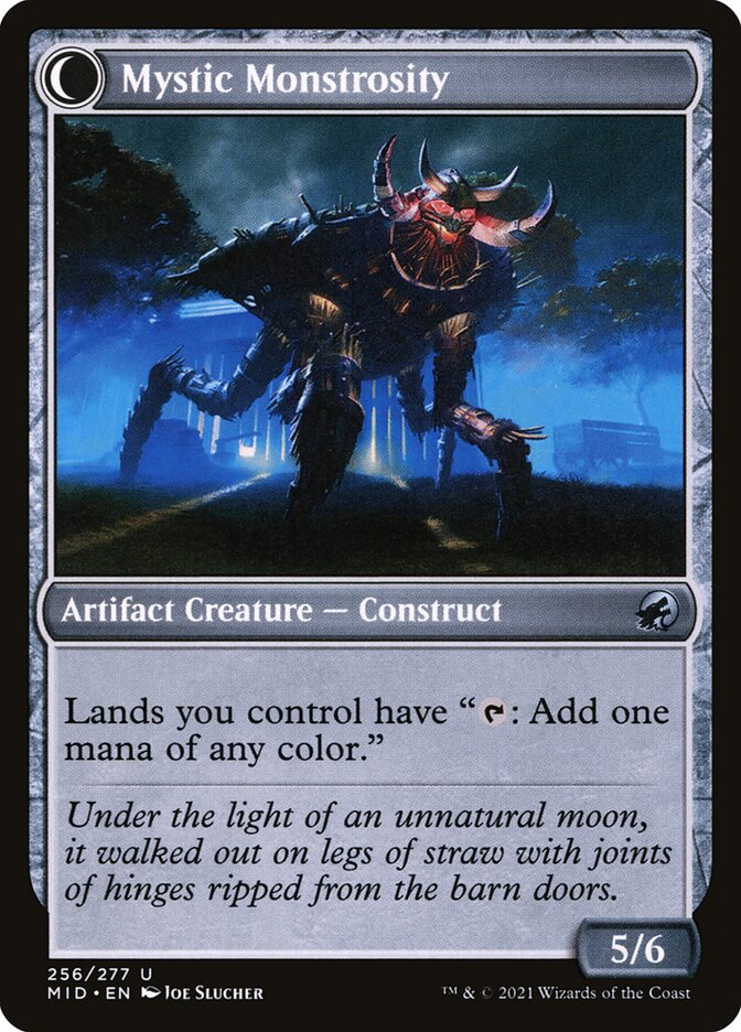 Mystic Skull // Mystic Monstrosity (DFC) (MID) 256 - WZRD TCG