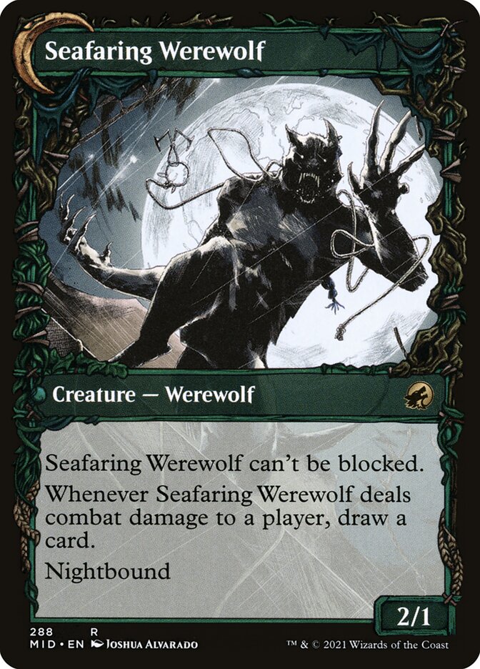 Suspicious Stowaway //Seafaring Werewolf (DFC) (MID) 288 - WZRD TCG