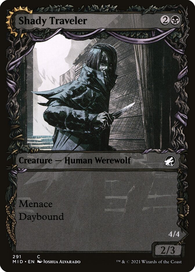 Shady Traveler // Stalking Predator (DFC) (DBL) 291 - WZRD TCG
