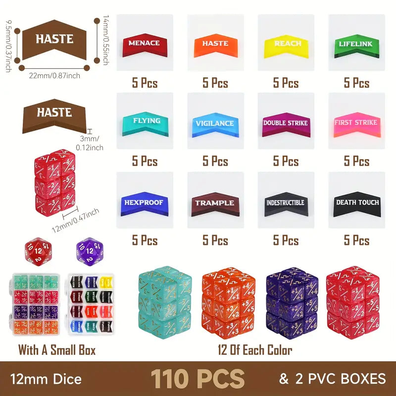MTG - Counter Dice Set - WZRD TCG