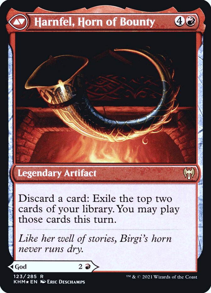 Birgi, God of Storytelling // Harnfel, Horn of Bounty (PKHM) 123s - WZRD TCG