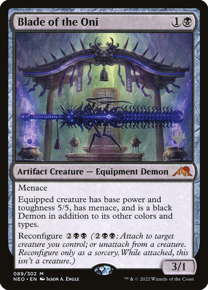 Blade of the Oni (Kamigawa: Neon Dynasty Promo 89)