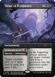 Virtue of Persistence // Locthwain Scorn (Store Championship Promos) [#35p]