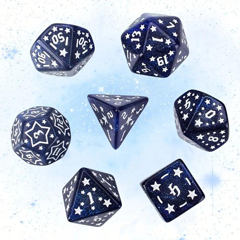 D&D - Star dice - Blue - WZRD TCG