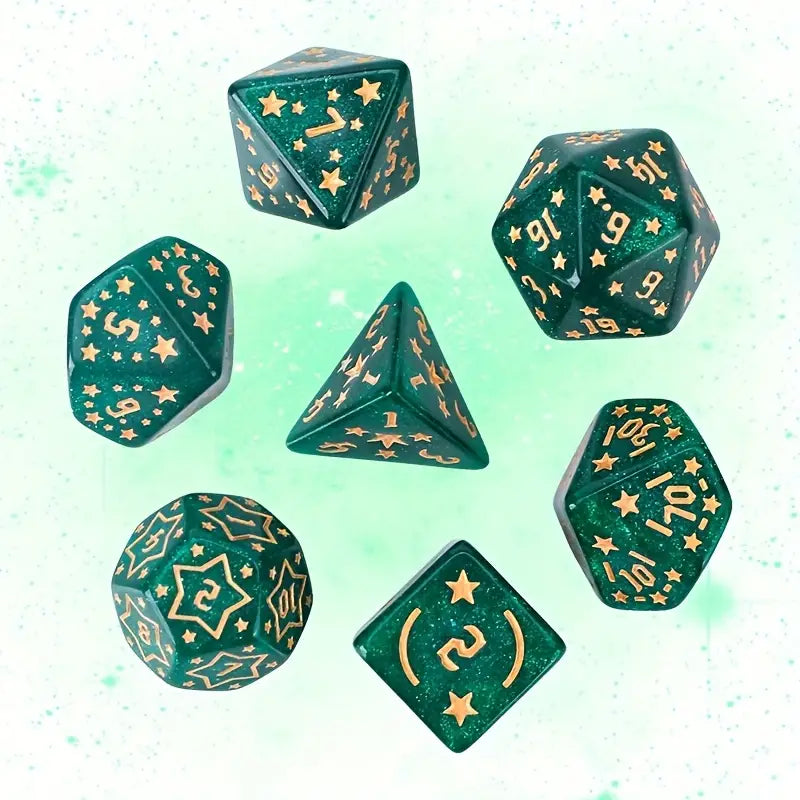 D&D - Star dice - Green - WZRD TCG