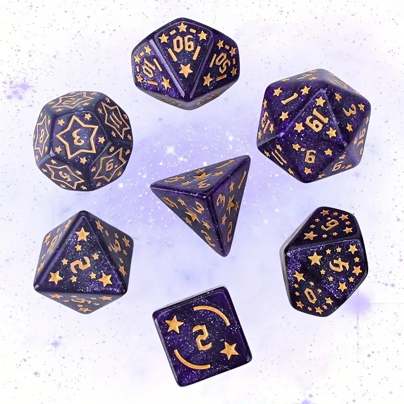 D&D - Star dice - Purple - WZRD TCG