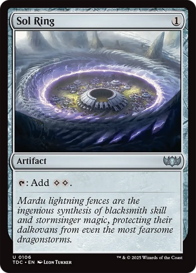 Sol Ring (Tarkir Dragonstorm Commander) [#106]