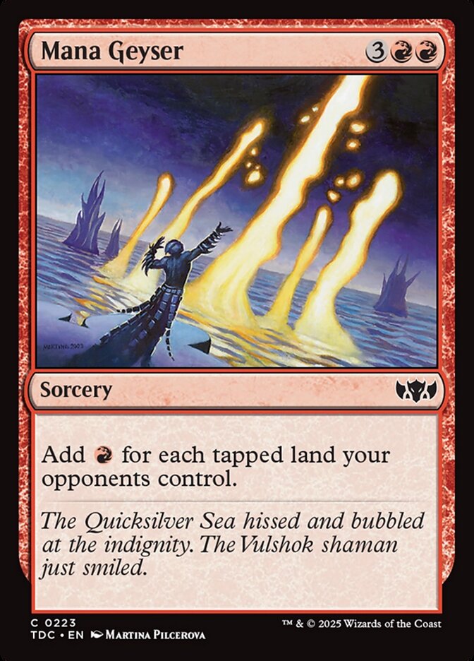 Mana Geyser (Starter Commander Decks) [#223]