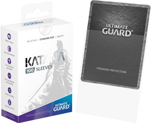 MTG - Ultimate Guard Katana Sleeves Standard Size Transparent (100) - WZRD TCG