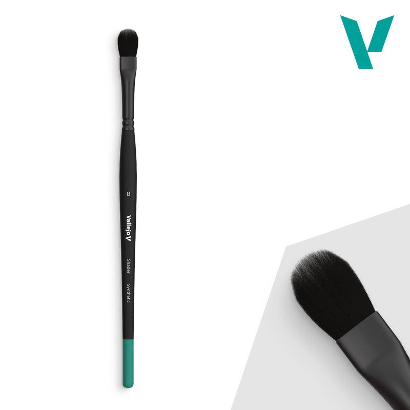 B06008 - Shader Filbert Shader Flat Synthetic Brush No.8