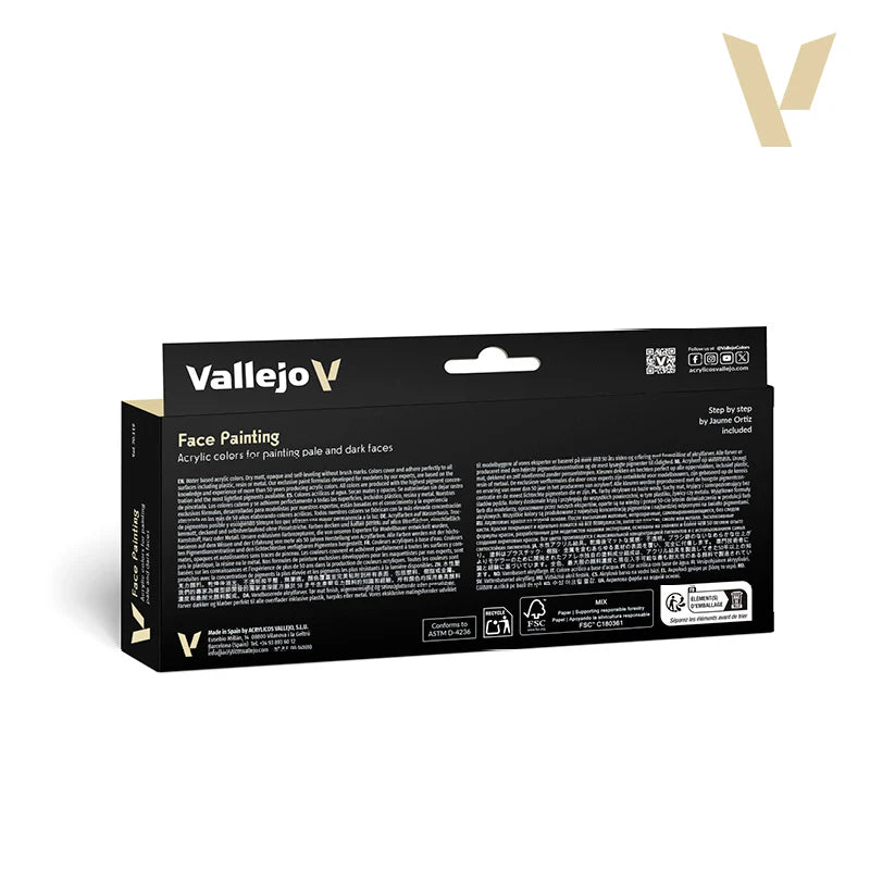 70.119 - Face Painting set - Vallejo Model Color